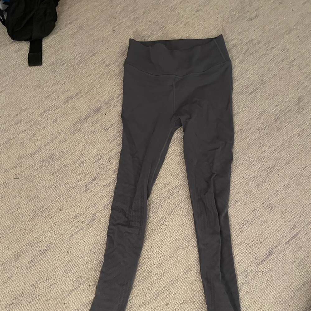 Lululemon Gray Leggings with detail